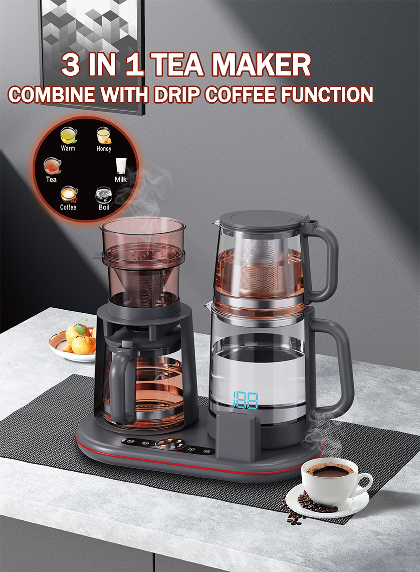 1.7L+1.1L کتری برقی