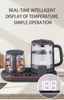 کنترل لمسی جدید Tea Maker را با صفحه نمایش رنگ خانه کتری برقی شیشه ای توت فرنگی هوشمند و مجموعه کتری ساموار تنظیم می کند