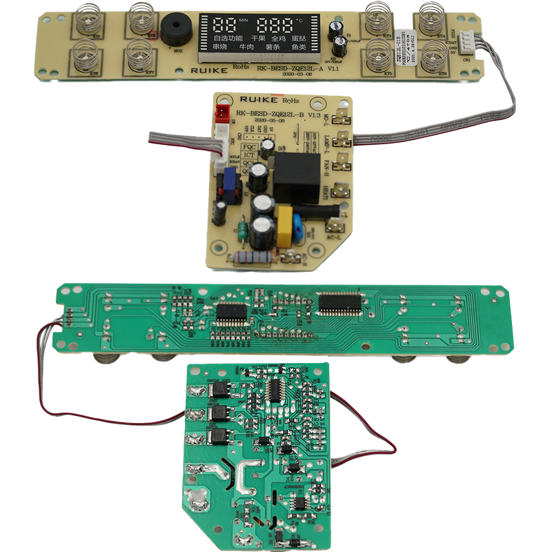 تهویه مطبوع تهویه مطبوع فنری لمسی لوله دیجیتال چند منظوره برد PCB اجاق گاز