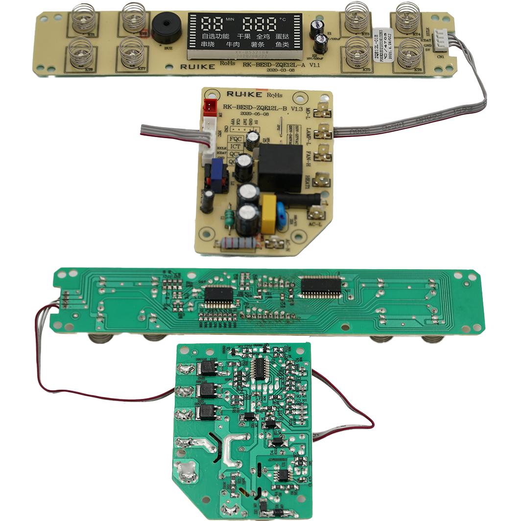 تهویه مطبوع تهویه مطبوع فنری لمسی لوله دیجیتال چند منظوره برد PCB اجاق گاز