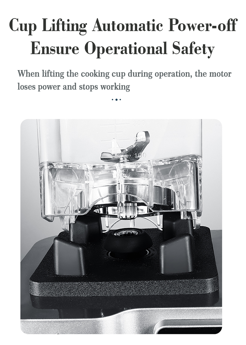 غذاساز بزرگ و قدرتمند 1800 وات میکسر غذاساز برقی آشپزخانه با سرعت بالا اسموتی میوه ای صنعتی چند منظوره