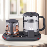 کنترل لمسی جدید Tea Maker را با صفحه نمایش رنگ خانه کتری برقی شیشه ای توت فرنگی هوشمند و مجموعه کتری ساموار تنظیم می کند