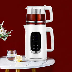 دیگ بخار آب کتری شیشه ای با ظرفیت بالا 1.5 لیتری و 1.1 لیتری دو دیگ بخاری برقی دیگ چای خوری 
