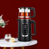 چای ساز دولایه لوازم خانگی کوچک با بدنه شیشه ای کتری چای کتری کوزه شارژی چای ساز سماور