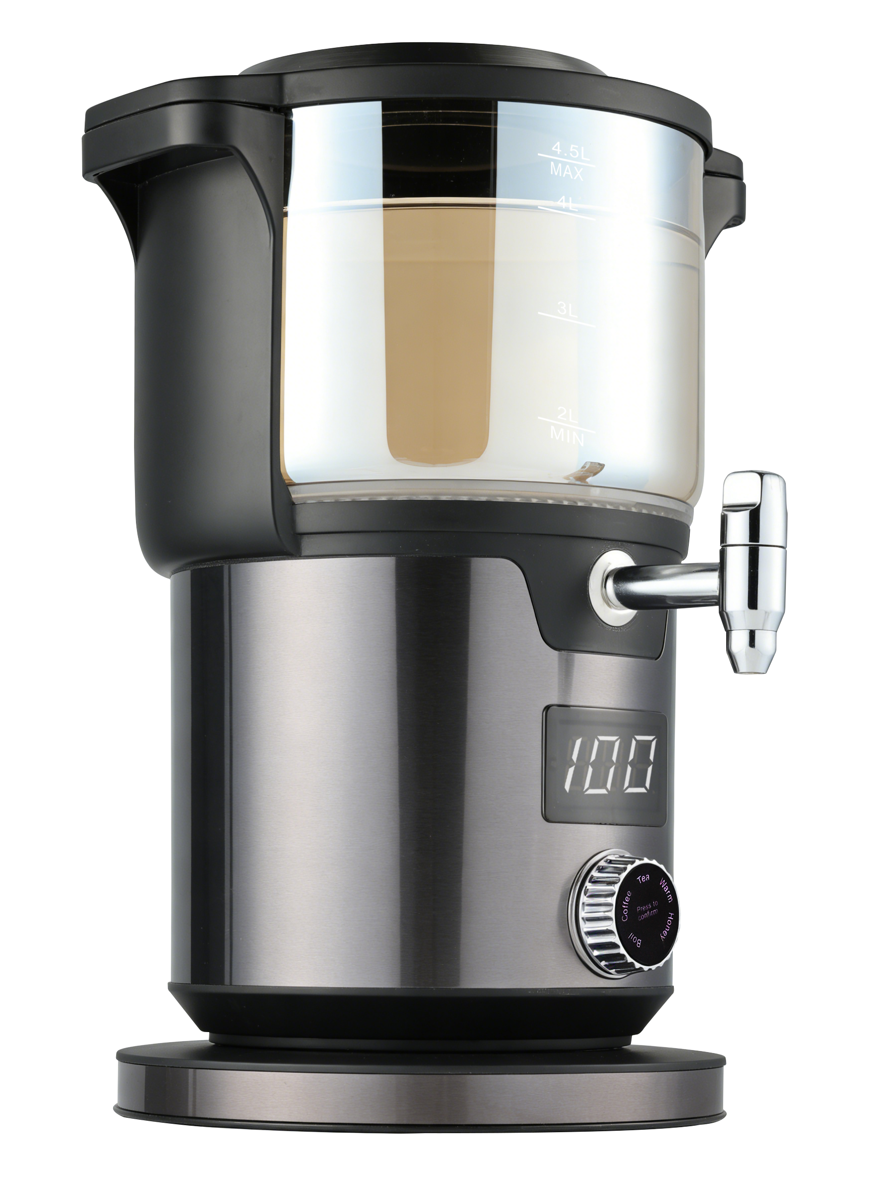 چای ساز سماور استیل 5.6 لیتری با کیفیت بالا جوشانده محافظ خشک کتری آب برقی سماور چای بوقلمونی از قوری چای