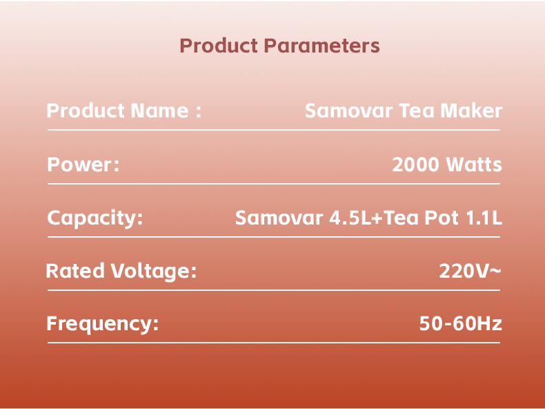 سماور 4.5 لیتری + چای خوری 1.1 لیتری