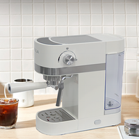 قهوه ساز خانگی برقی نیمه اتوماتیک ایتالیایی قهوه ساز اسپرسو قهوه ساز تجاری برای کافه خانگی اداری و ماشین برای هتل ها 