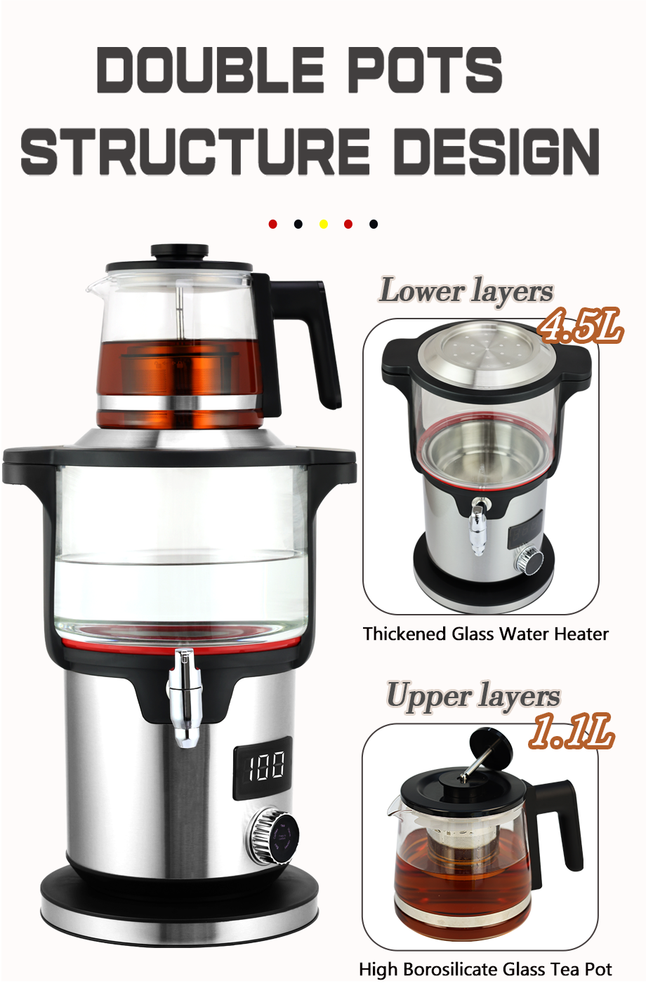 طراحی سازه گلدان دوبل