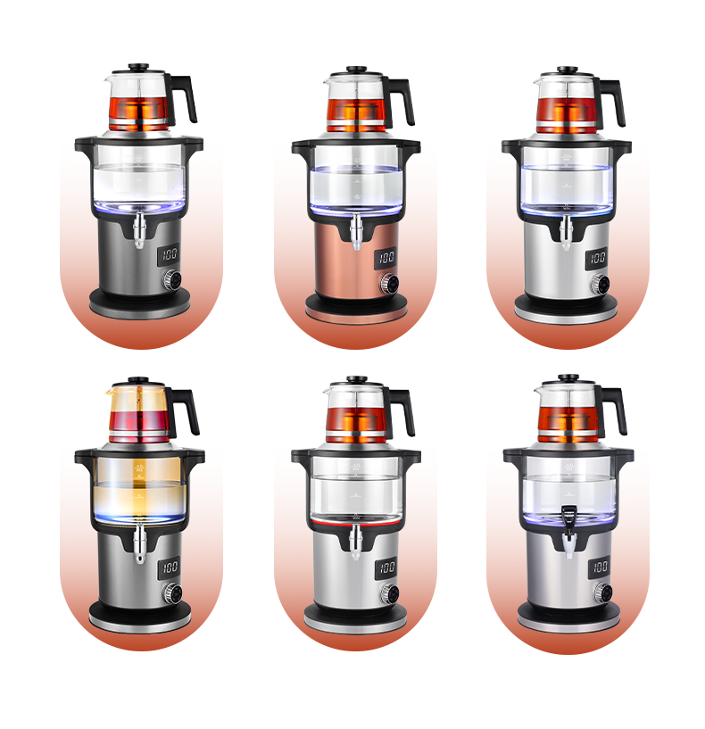 لوازم آشپزخانه عربستان سعودی سماور برقی دستگاه چای ترکیه کنترل دمای دیجیتال کتری برقی گرم نگه داشتن