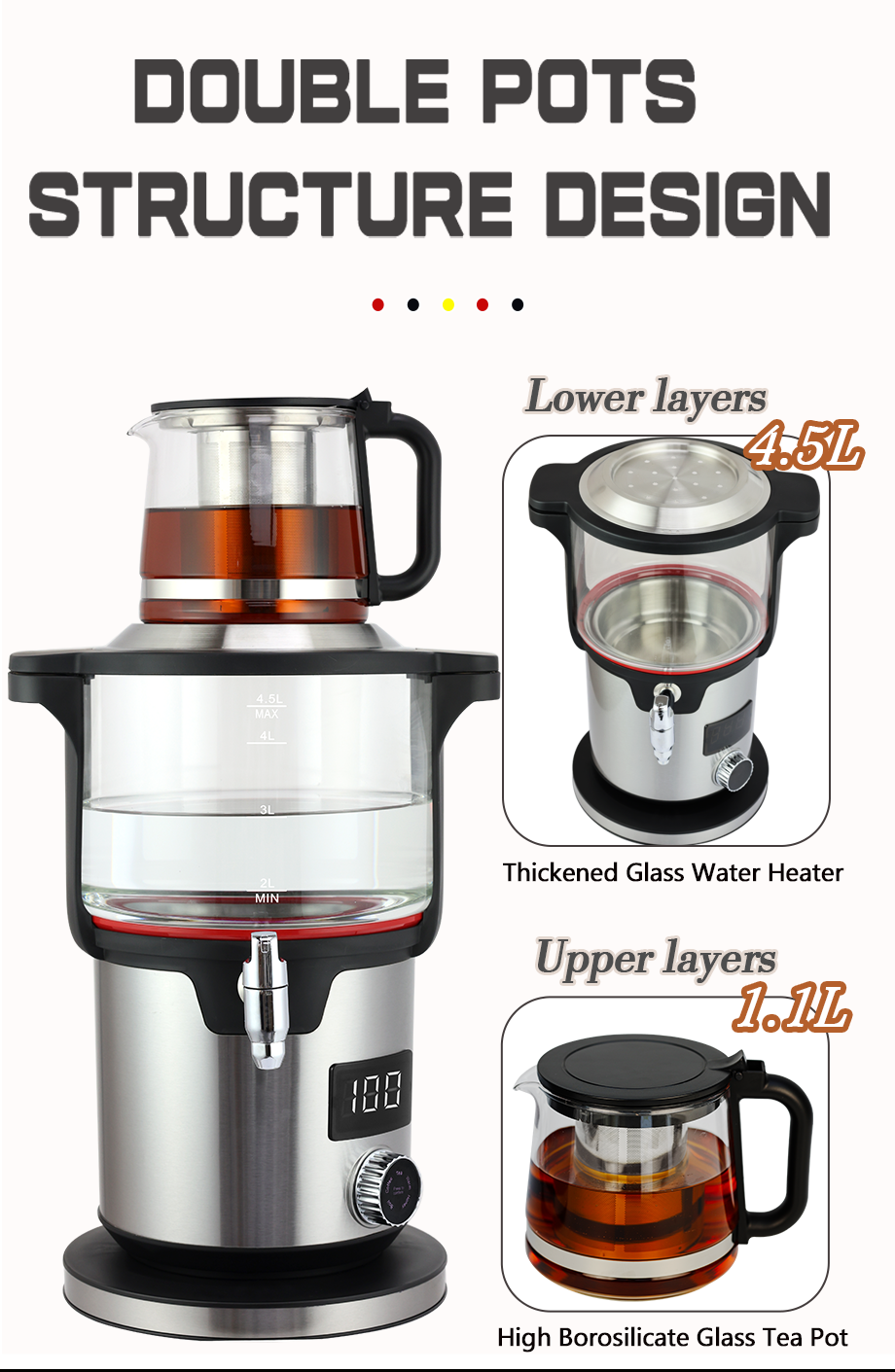 کتری آب برقی تجاری