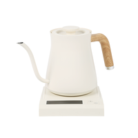 لوازم خانگی هتل کتری قهوه Gooseneck قهوه جوش برقی 1.8 لیتری شارژی برای دیگ دستی برقی بر روی قهوه سازها