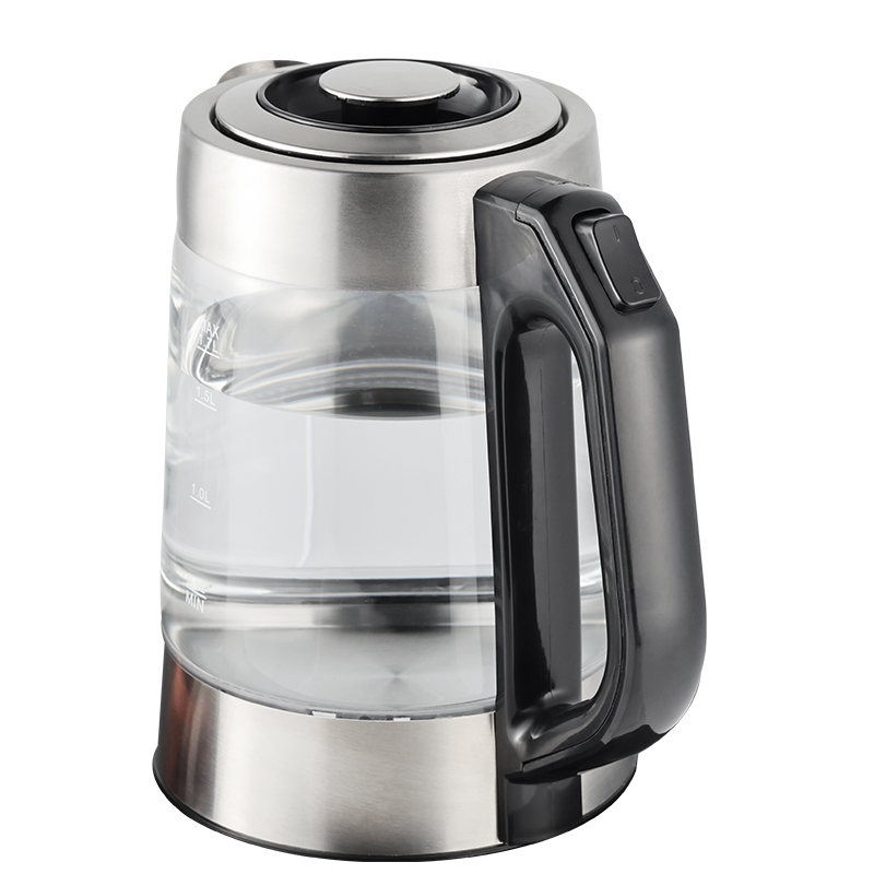 نوع کنترل دیجیتال خانگی دیگ آب چای ساز چینی با سینی 1.7 لیتر + 1 لیتر قوری چای ترکی و قوری شیشه ای