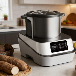 آسیاب میکسر غذای قدرتمند 1000 واتی Swallow Master برای غذای سنتی آفریقایی Quick Mash بافت صاف و بدون توده