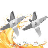 دستگاه پخت و پز دستگاه میکسر تجاری قسمت 304 قطعات میکسر جایگزین فولاد ضد زنگ برای تیغه آبمیوه گیری خانگی 