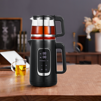 ست قوری دو نفره 2 در 1 چای ساز برقی سماور لوازم خانگی 