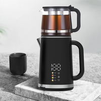 لوازم خانگی طراحی جدید کارخانه الکتریکی کارخانه بوروسیلیکات چای سازنده چای شیشه ای دو دیواری چای شیشه ای برای چای زیاد