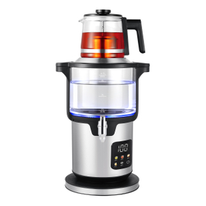 المنت گرمایشی تولید کننده کتری برقی سماور شیشه ای برقی 4.5 لیتری چای ساز چای با نشانگر LED